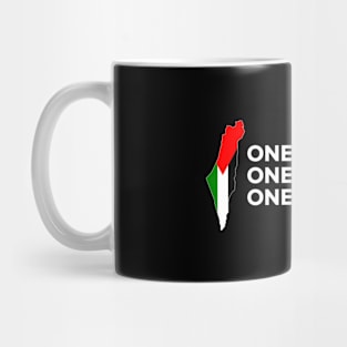 One land, one people, one Palestine (Dark) Mug